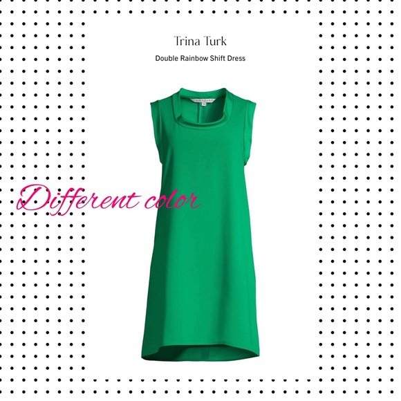 NWT Trina Turk - Double Rainbow Shift Dress M - Picture 10 of 12